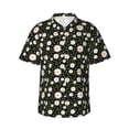 thumbnail image 1 of Daiia Daisy Hawaiian Shirt for Men Gentle Cotton Regular Short Sleeve Casual-Medium, 1 of 9