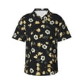 thumbnail image 1 of Daiia Daisy Hawaiian Shirt for Men Gentle Cotton Regular Short Sleeve Casual-XX-Large, 1 of 9