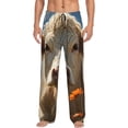 thumbnail image 1 of Daiia Daisy Meadow Cow Men's Sleep Pant with Pockets and Drawstring,Pajama Pants-Small, 1 of 9
