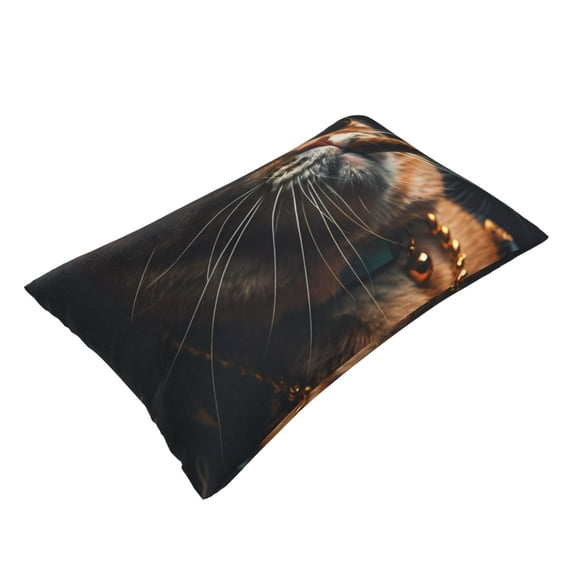Daiia Dapper Cat in Sunglasses Bedding Waterproof Pillow Protector Zippered Queen – Bed Bug Proof Pillow Encasement-20"x30"
