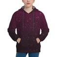 thumbnail image 1 of Daiia Dark Purple Glitter for Boys Fashion Hoodies & Sweatshirts with Kangaroo Pocket,Hooded Sweatshirt for Kid, Breathable& Moisture Wicking-Large, 1 of 6