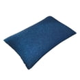 thumbnail image 1 of Daiia Deep Blue Glitter Bedding Waterproof Pillow Protector Zippered Queen – Bed Bug Proof Pillow Encasement-20"x30", 1 of 6