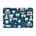 thumbnail image 1 of Daiia Dental Front Door Mat, Heavy Duty Durable Welcome Mat for Outdoor Indoor, Dirt Trapper Waterproof Super Absorbent Door Mat, 16" x 24", 1 of 9