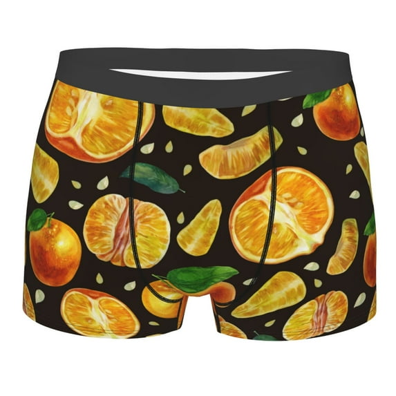 Daiia Design Name All Over Print Boxer Briefs -Size Name Multicolor Ultra Soft Performance Boxer Briefs