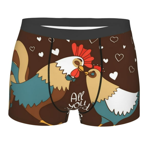 Daiia Design Name All Over Print Boxer Briefs -Size Name Multicolor Ultra Soft Performance Boxer Briefs