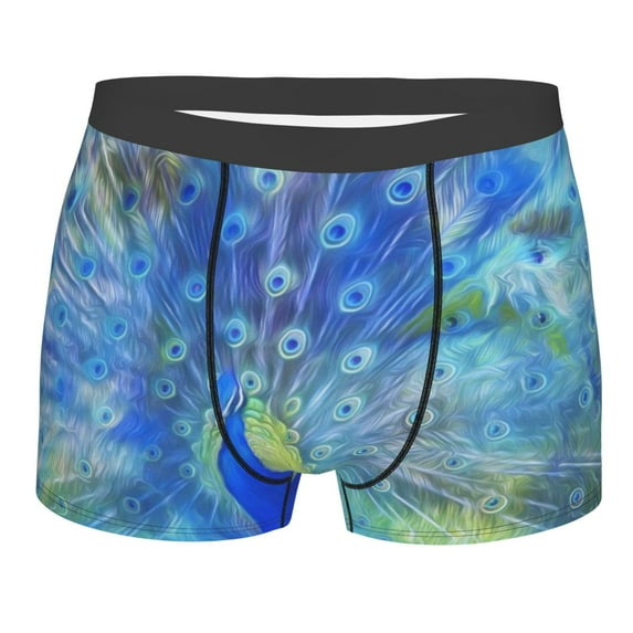 Daiia Design Name All Over Print Boxer Briefs -Size Name Multicolor Ultra Soft Performance Boxer Briefs