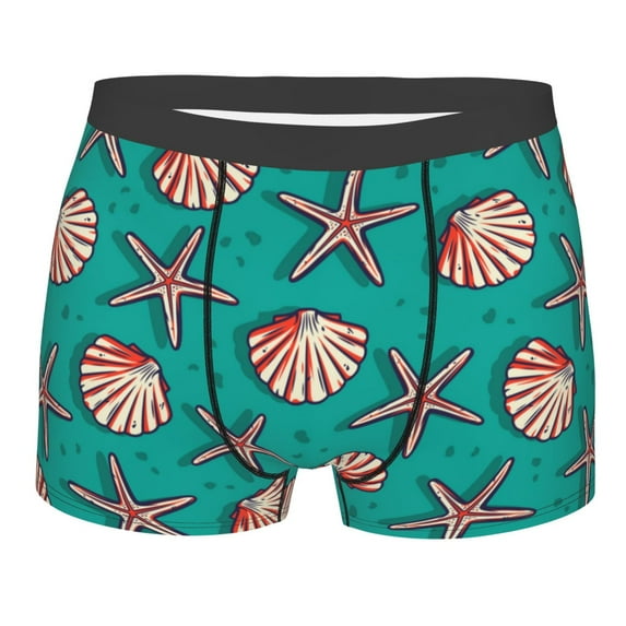 Daiia Design Name All Over Print Boxer Briefs -Size Name Multicolor Ultra Soft Performance Boxer Briefs