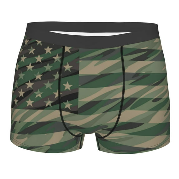 Daiia Design Name All Over Print Boxer Briefs -Size Name Multicolor Ultra Soft Performance Boxer Briefs