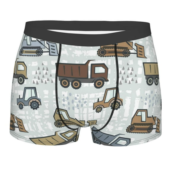 Daiia Design Name All Over Print Boxer Briefs -Size Name Multicolor Ultra Soft Performance Boxer Briefs