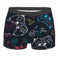thumbnail image 1 of Daiia Design Name All Over Print Boxer Briefs -Size Name Multicolor Ultra Soft Performance Boxer Briefs, 1 of 9