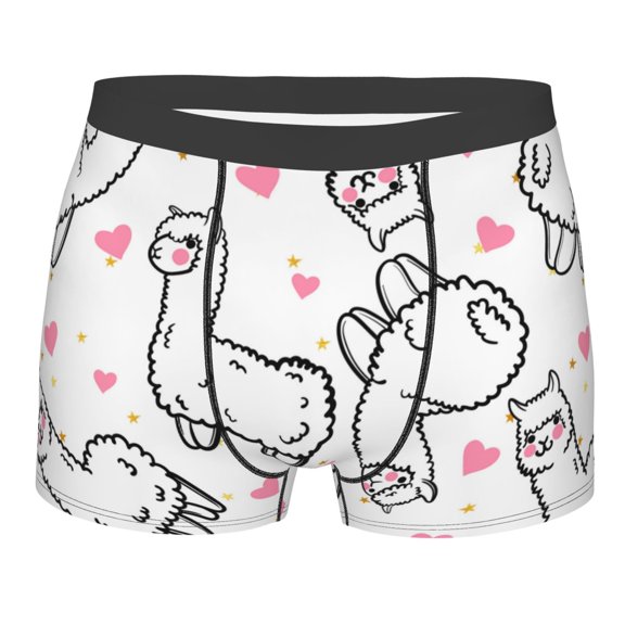 Daiia Design Name All Over Print Boxer Briefs -Size Name Multicolor Ultra Soft Performance Boxer Briefs