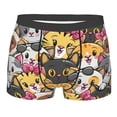thumbnail image 1 of Daiia Design Name All Over Print Boxer Briefs -Size Name Multicolor Ultra Soft Performance Boxer Briefs, 1 of 9
