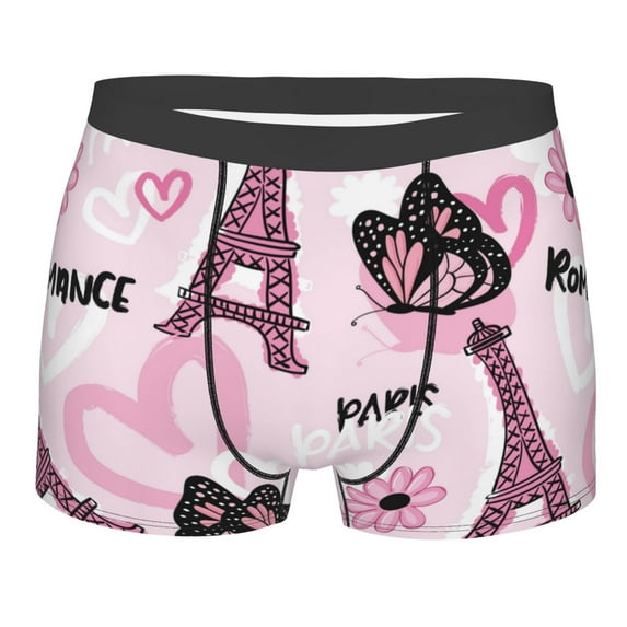 Daiia Design Name All Over Print Boxer Briefs -Size Name Multicolor Ultra Soft Performance Boxer Briefs