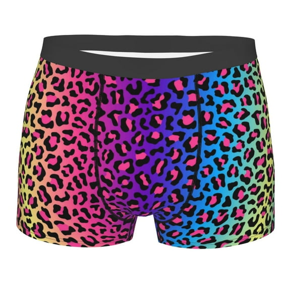 Daiia Design Name All Over Print Boxer Briefs -Size Name Multicolor Ultra Soft Performance Boxer Briefs