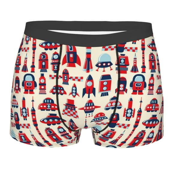 Daiia Design Name All Over Print Boxer Briefs -Size Name Multicolor Ultra Soft Performance Boxer Briefs