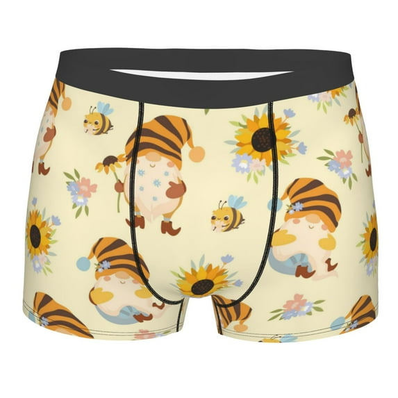 Daiia Design Name All Over Print Boxer Briefs -Size Name Multicolor Ultra Soft Performance Boxer Briefs