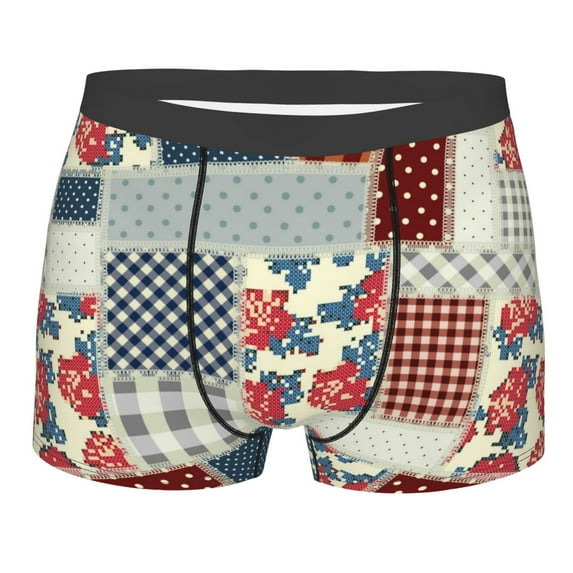 Daiia Design Name All Over Print Boxer Briefs -Size Name Multicolor Ultra Soft Performance Boxer Briefs