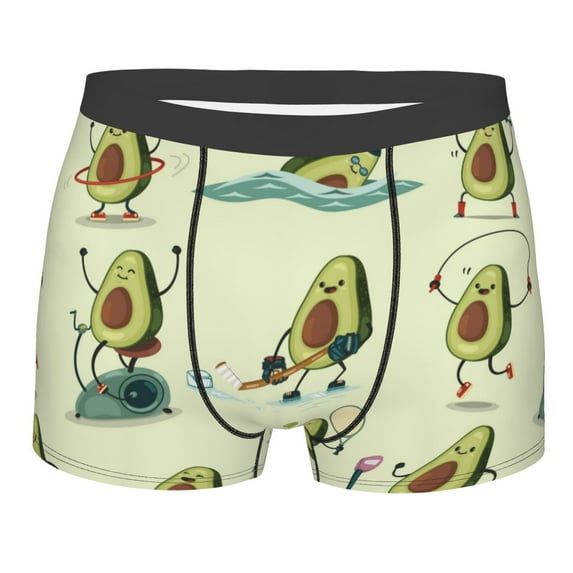 Daiia Design Name All Over Print Boxer Briefs -Size Name Multicolor Ultra Soft Performance Boxer Briefs