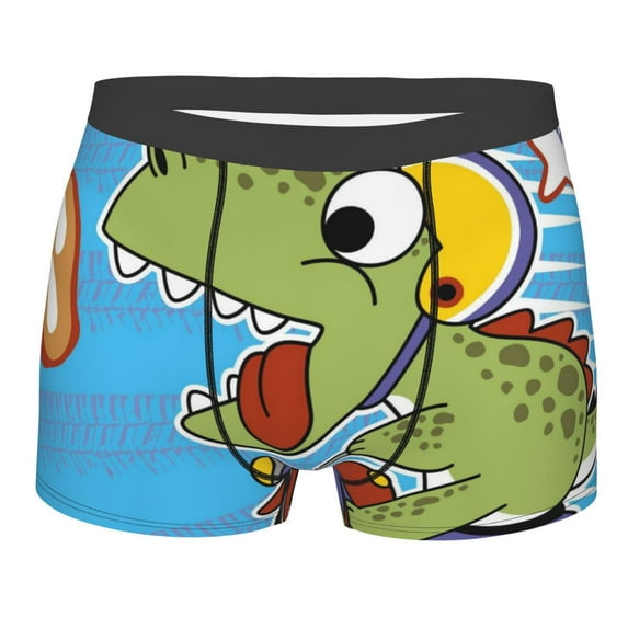 Daiia Design Name All Over Print Boxer Briefs -Size Name Multicolor Ultra Soft Performance Boxer Briefs