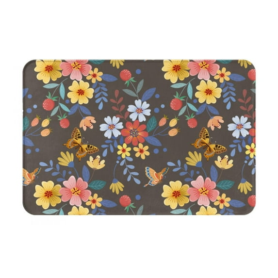 Daiia Design Name Door Mat Outdoor Indoor Hello Doormat, 16x24 Inch,Entry Rug Non-Slip Washable Indoor Door Mat, Small Oriental Accent Throw Rug For Bedroom Kitchen Entryway Bathroom