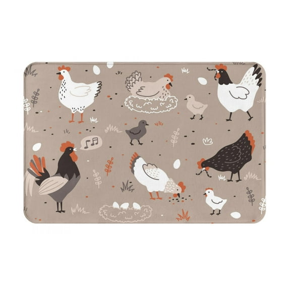 Daiia Design Name Door Mat Outdoor Indoor Hello Doormat, 16x24 Inch,Entry Rug Non-Slip Washable Indoor Door Mat, Small Oriental Accent Throw Rug For Bedroom Kitchen Entryway Bathroom