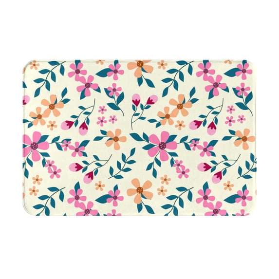 Daiia Design Name Door Mat Outdoor Indoor Hello Doormat, 16x24 Inch,Entry Rug Non-Slip Washable Indoor Door Mat, Small Oriental Accent Throw Rug For Bedroom Kitchen Entryway Bathroom