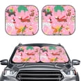 thumbnail image 1 of Daiia Different Dogs Christmas 2PCS Car Windshield Sun Shade, Foldable Sun Shield for Car Front Window, Auto Sun Blocker Visor Protector Universal for Truck SUV Pickup-Small, 1 of 7