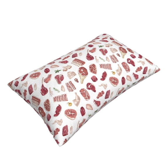 Daiia Different Meat Bedding Waterproof Pillow Protector Zippered Queen – Bed Bug Proof Pillow Encasement-16"x24"