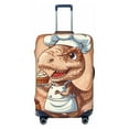 thumbnail image 1 of Daiia Dinosaur Baking Delight Luggage Cover, Thickened Washable Travel Luggage Covers, Elastic Unique Baggage Covers for 18-20 inch Luggage-Medium, 1 of 9