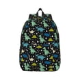 thumbnail image 1 of Daiia Dinosaur Vintage Canvas Backpack for Men and Women ,Hiking Backpack,Travel Laptop Bag for School,Large Capacity Backpack, 1 of 8