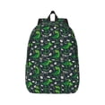 thumbnail image 1 of Daiia Dinosaur and Bone Vintage Canvas Backpack for Men and Women ,Hiking Backpack,Travel Laptop Bag for School,Large Capacity Backpack, 1 of 8
