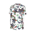 thumbnail image 1 of Daiia Dinosaur on Excavator2 Mens Baseball Jersey Button Down Shirts Short Sleeve Sports Uniforms-3X-Large, 1 of 9