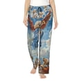 thumbnail image 1 of Daiia Dog Angel Ascension Women's Sleep Pant with Pockets and Drawstring,Pajama Pants-X-Large, 1 of 9