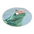 thumbnail image 1 of Daiia Dog Wrapped in Towel Drawing Merry Christmas Tree Skirt , Xmas Large Lace-up Tree Skirt, Santa Snowflakes Rustic Home Decorations New Year Party Farmhouse Decor-36", 1 of 7