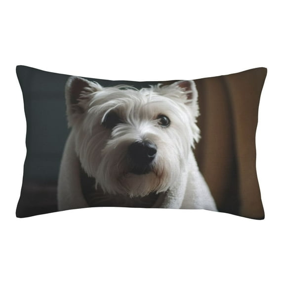 Daiia Dog Wrapped in Towel 1 Bedding Waterproof Pillow Protector Zippered Queen – Bed Bug Proof Pillow Encasement-14"x20"