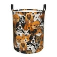 thumbnail image 1 of Daiia Dogs Different Breeds Round Laundry Basket with Handles Thickened Waterproof Circular hamper,Dirty Clothes Storage Basket for Bedroom,Bathroom,College Dorm-Small, 1 of 8