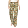 thumbnail image 1 of Daiia Doodle Owls Women's Sleep Pant with Pockets and Drawstring,Pajama Pants-Medium, 1 of 9