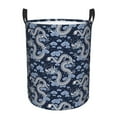 thumbnail image 1 of Daiia Dragon Round Laundry Basket with Handles Thickened Waterproof Circular hamper,Dirty Clothes Storage Basket for Bedroom,Bathroom,College Dorm-Medium, 1 of 8