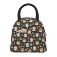 thumbnail image 1 of Daiia Dragon With Hohoho Pattern Lunch Bag , Insulated Lunch Box, Small Leakproof Cooler Food Lunch Containers Reusable High Capacity Lunch Tote Bags-One Size, 1 of 1