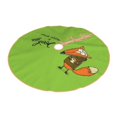 thumbnail image 1 of Daiia Drink Coffee And Do Good Drawing Merry Christmas Tree Skirt , Xmas Large Lace-up Tree Skirt, Santa Snowflakes Rustic Home Decorations New Year Party Farmhouse Decor-36", 1 of 7