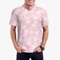 thumbnail image 1 of Daiia Easter Cute Rabbit Pattern Men’s Polo Shirts,Solid Deck Shirt,Classic Fit, Breathable Cotton Polo for Casual and Sport Wear-3X-Large, 1 of 7