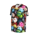 thumbnail image 1 of Daiia Easter Egg Mens Baseball Jersey Button Down Shirts Short Sleeve Sports Uniforms-3X-Large, 1 of 9