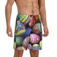 thumbnail image 1 of Daiia Easter Eggs1 Mens Woven Stretch Pajama Short,Short Pajama Pants-XX-Large, 1 of 9
