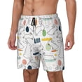 thumbnail image 1 of Daiia Easter Rabbit Mens Swim Trunks Swim Shorts Quick Dry Swim Shorts with Mesh Lining Pockets-Small, 1 of 9