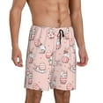 thumbnail image 1 of Daiia Easter Rabbit Mens Woven Stretch Pajama Short,Short Pajama Pants-X-Large, 1 of 7