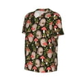 thumbnail image 1 of Daiia Edgehog and Mushrooms Mens Baseball Jersey Button Down Shirts Short Sleeve Sports Uniforms-4X-Large, 1 of 9