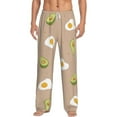 thumbnail image 1 of Daiia Egg and Avocado Men's Sleep Pant with Pockets and Drawstring,Pajama Pants-X-Large, 1 of 9