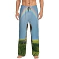 thumbnail image 1 of Daiia Elephant Dog Men's Sleep Pant with Pockets and Drawstring,Pajama Pants-XX-Large, 1 of 9