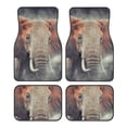 thumbnail image 1 of Daiia Elephant in Smoke Printed Car Floor Mats Set of 4, Durable Non Slip Auto Floor Carpet, Car Interior Carpets Proof Foot Pads Anti-Slip Cushion Automoetive Accessories, 1 of 6