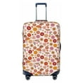 thumbnail image 1 of Daiia Fall 70s Groovy Hippie Luggage Cover, Thickened Washable Travel Luggage Covers, Elastic Unique Baggage Covers for 18-20 inch Luggage-Large, 1 of 9